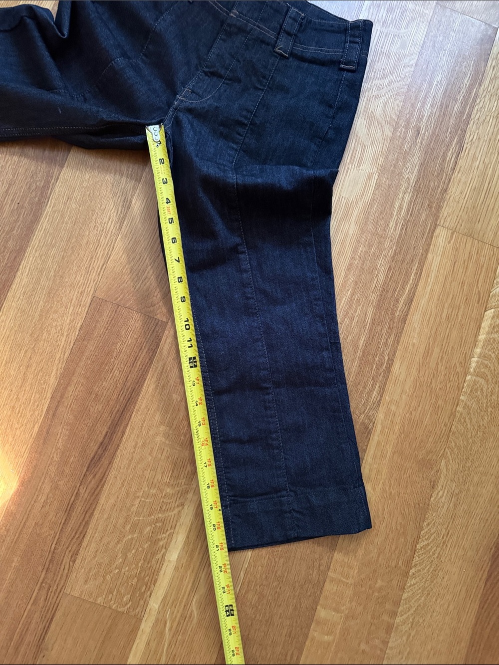 Anthropologie Maeve Slim 70’s High-Rise Crop Flare Jeans, NWOT, 27 - Picture 6 of 11